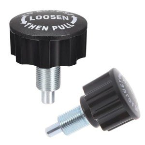 Universal Exercise Bike Pull Pin Spring Knobs - 2 Pack