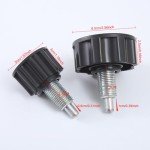 Universal Exercise Bike Pull Pin Spring Knobs - 2 Pack