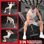 Foldable Weight Bench for Home Gym Training