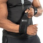 Premium Weightlifting Wrist Wraps with Thumb Loop