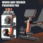 Adjustable Weight Bench for Full Body Workouts
