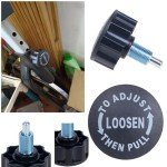 Universal Exercise Bike Pull Pin Spring Knobs - 2 Pack