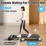 Foldable Treadmill Mat for Home Workouts