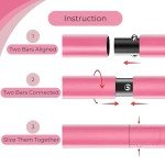 Pilates Bar Kit with Resistance Bands for Home