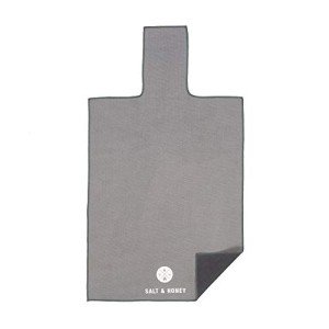 Non-Slip Pilates Reformer Mat Towel - Black