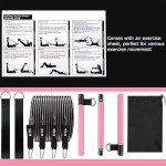 Pilates Bar Kit with Resistance Bands for Home