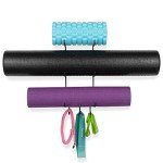 Wallniture Wall Mount Yoga Mat and Accessory Holder