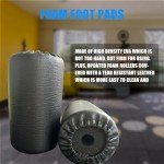 Foam Roller and Replacement Foot Pads for Home Gym