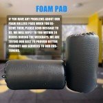 Foam Roller and Replacement Foot Pads for Home Gym