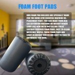 Foam Roller and Replacement Foot Pads for Home Gym