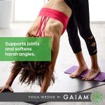 Gaiam Lightweight Yoga Block Wedge - Deep Purple