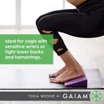 Gaiam Lightweight Yoga Block Wedge - Deep Purple