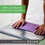 Gaiam Lightweight Yoga Block Wedge - Deep Purple