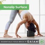 Gaiam Essentials Yoga Foam Block 2-Pack (Black)