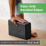 Gaiam Essentials Yoga Foam Block 2-Pack (Black)