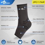 ABIRAM Foot Sleeve with Compression Wrap for Support