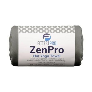 Non-Slip Absorbent Yoga Towel – Nimbus Grey