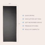 Non-Slip Absorbent Yoga Towel – Nimbus Grey