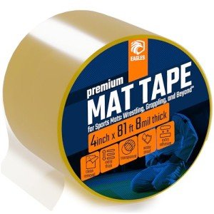 Clear Mat Tape for Wrestling and Gym Use