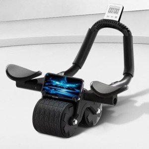 Ab Roller Wheel with Timer and Knee Mat