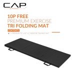 Versatile Folding Balance and Gym Mat - Black