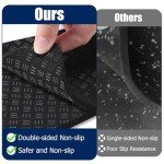 TOBWOLF Non-Slip Treadmill Mat Pads - 6 Pack