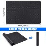 TOBWOLF Non-Slip Workout Mat for Under Desk Exercisers