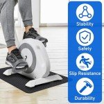 TOBWOLF Non-Slip Workout Mat for Under Desk Exercisers