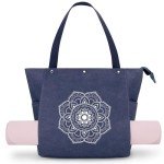 Gonex Multi-Pocket Yoga Mat Tote Bag - Blue