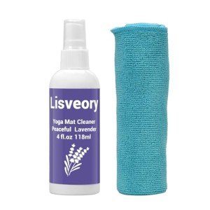 Lavender Yoga Mat Cleaner Spray with Towel