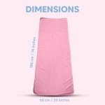 Non-Slip Hot Yoga Towel Mat - Ultra-Absorbent Pink