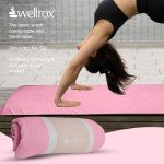 Non-Slip Hot Yoga Towel Mat - Ultra-Absorbent Pink