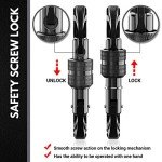 Heavy Duty Locking Carabiner Clips - 2 Pack