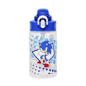 Sonic Hedgehog 16oz Water Bottle with Straw
