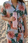 Stainless Steel 22oz Water Bottle with Straw