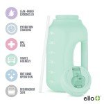 64oz Motivational Water Jug with Handle and Straw