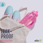 64oz Motivational Water Jug with Handle and Straw