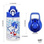 Sonic Hedgehog 16oz Water Bottle with Straw