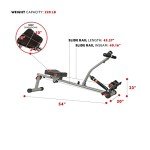 Sunny Health & Fitness SF-RW1205 Rowing Machine