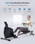 ECHANFIT Adjustable Resistance Rowing Machine for Home