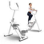 Compact Folding Stair Stepper with Handlebar