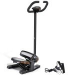 Sportsroyals Handlebar Stair Stepper with Resistance Bands