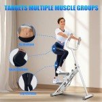 Compact Folding Stair Stepper with Handlebar