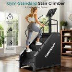 Commercial Stair Climber with LCD Screen & 15 Speeds