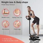 Sportsroyals Handlebar Stair Stepper with Resistance Bands