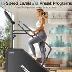 Commercial Stair Climber with LCD Screen & 15 Speeds