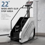 RIOWLAU Stair Stepper Machine with LED Screen
