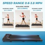 SMUG Compact Armless Treadmill for Home & Office