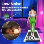 Portable Foldable Treadmill with Handle Bar