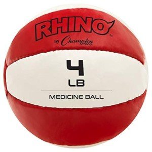 Champion Sports No-Slip Grip Medicine Balls, 4-5 lbs
